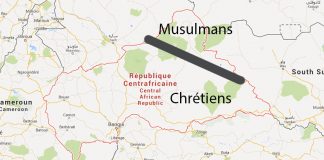 couper la centrafrique en deux pays musulmans et chrétiens